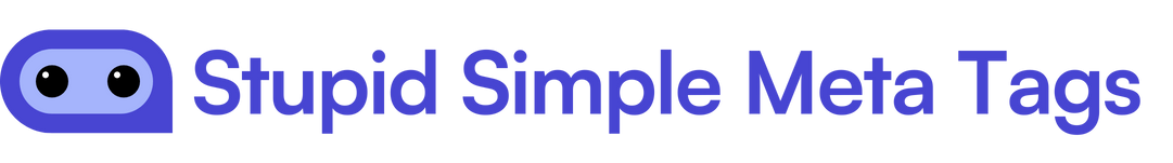 Stupid Simple Meta Tags Logo Stupid Simple Meta Tags Logo